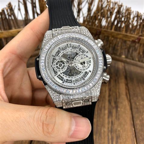 iced out hublot replica|hublot big bang watch.